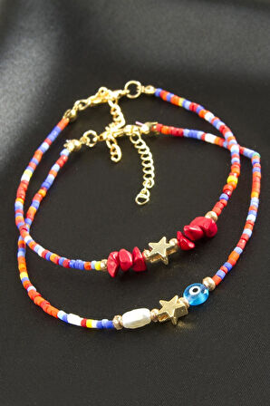 Karışık Miyoki Boncuk Bileklik