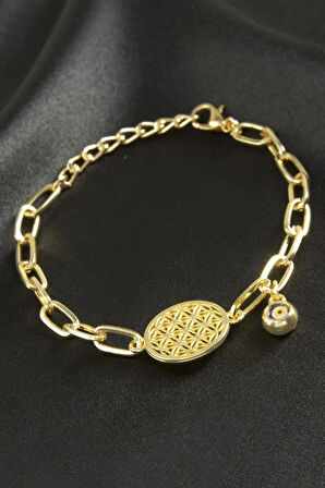 Yaşayan Nazar Zincir Bileklik