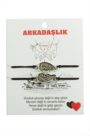 Best Friends Arkadaş Deri Bileklik