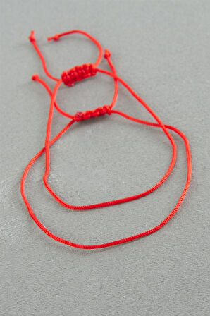 Kader Bağı Kırmızı İp Bileklik