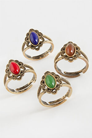 Taşlı Otantik Yüzük