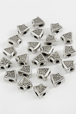 Plastik Üçgen Tesbih Püskül Ara Aparatı 50 Gram