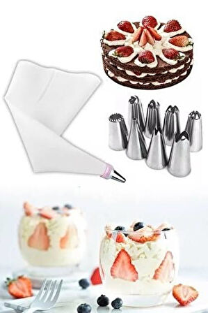 Krema Sıkma Seti 10 Parça