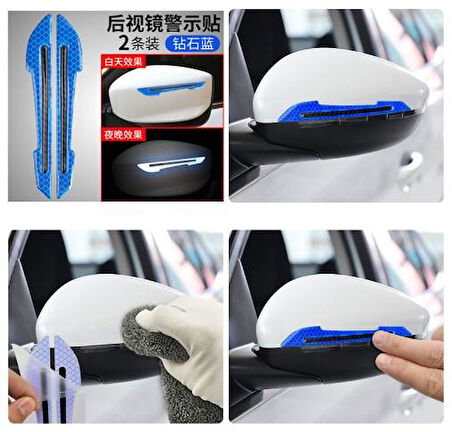 Araba Aynası Koruyucu Reflektörlü Şerit