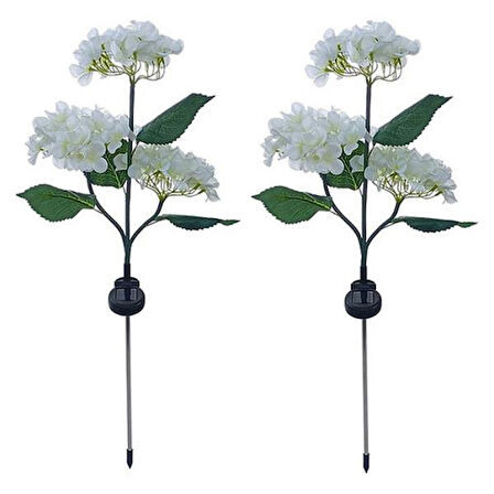 Güneş Enerjili Kazıklı Çiçek LED Lamba