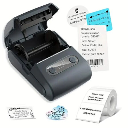 Kablosuz Portatif Etiket Yazıcısı