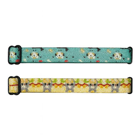 Desenli Zilli Kedi Tasması