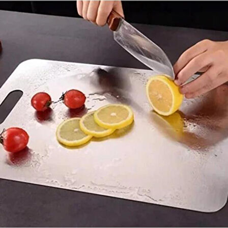 2'li Paslanmaz Çelik Kesim Panosu Seti