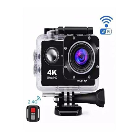 Kumandalı 4K Wi-Fi Aksiyon Kamerası