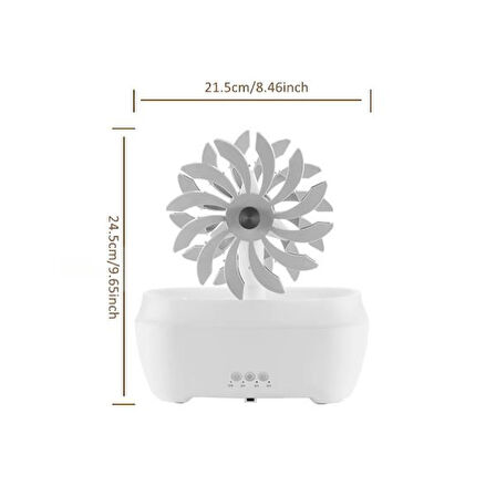 Rüzgar Değirmeni Hava Nemlendirici