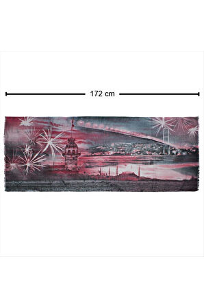 Kız Kulesi Eşarp Şal