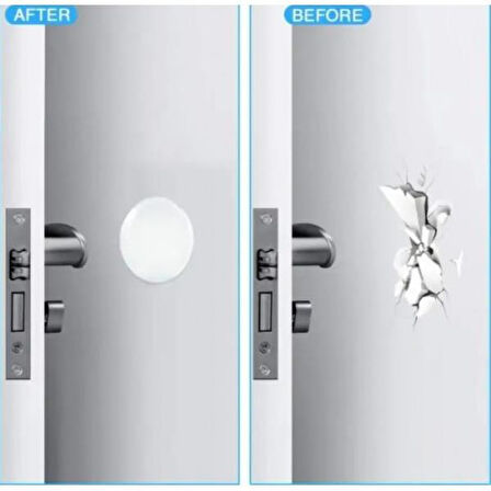 Şeffaf Silikon Mobilya ve Kapı Durdurucu Darbe Pedi 4'lü Set