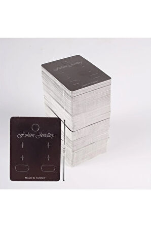 Klıpsli 3 Delikli Küpe Kartı