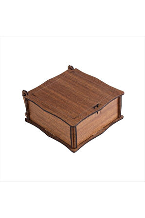 Ahşap Kelepçe Bileklik Kutusu