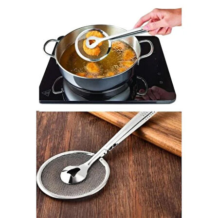 Süzgeçli Kevgirli Haşlama Kızartma Maşası