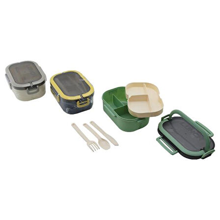 Tek Katlı Bölmeli Beslenme Kutusu