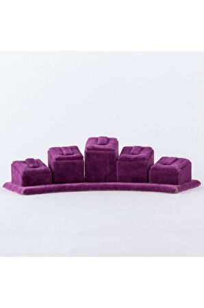 5'li Anfora Kumaş Yüzük Standı