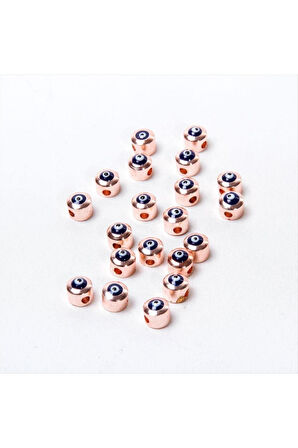 Delikli Nazar Boncuklu Metal Ara Aparat