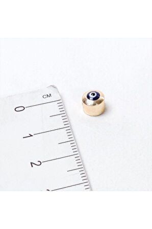 Delikli Nazar Boncuklu Metal Ara Aparat