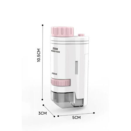 Portatif Mini Mikroskop