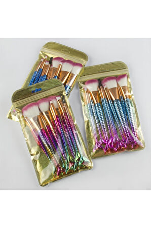 Ocean 10'lu Balık Makyaj Fırça Seti