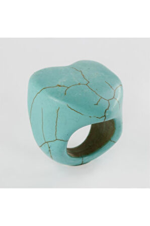 Turkuaz Doğaltaş Yüzük