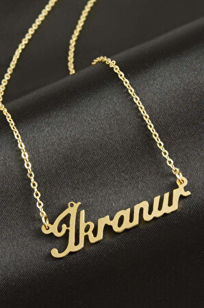 İkranur İsimli Kolye (Kişiye Özel)