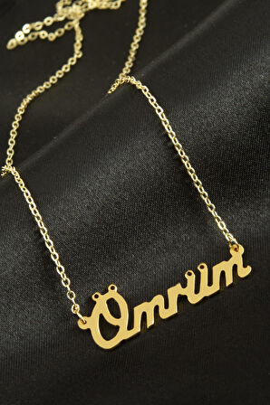 Ömrüm İsimli Kolye (Kişiye Özel)