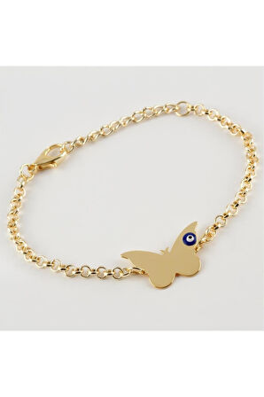 Kelebek Figürlü Zincir Bileklik