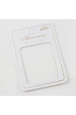 Pencereli Lüx Küpe Kartı 100 Adet