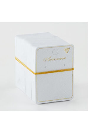 4 Delikli Küpe Kartı