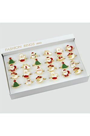 Yılbaşı Figürlü Eklem Yüzük