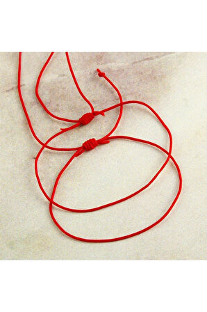 Kader Bağı Kırmızı İp Bileklik