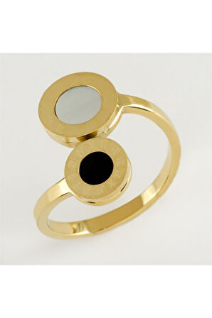 Sedef Lüks Çelik Yüzük