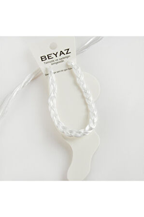 Renkli Örgülü Vinlex İp Halhal