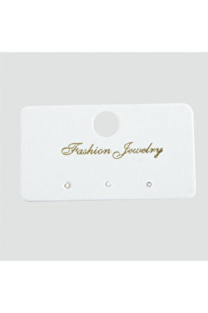 3 Delikli Lüx Küpe Kartı