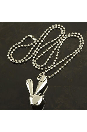 Okey İşaretli Metal Kolye