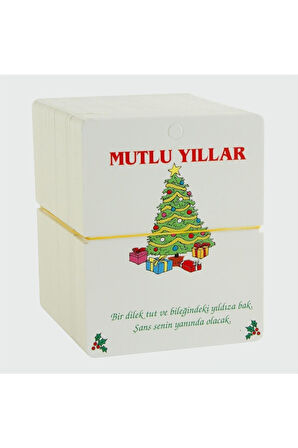 Mutlu Yıllar Bileklik Kartı 200 Adet