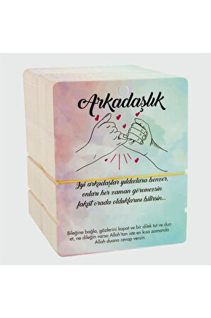 2'li Arkadaşlık Bileklik Kartı