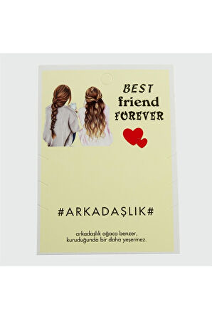3'lü Arkadaşlık Bileklik Kartı
