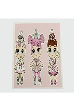 3'lü Kız Çocuk Bileklik Kartı