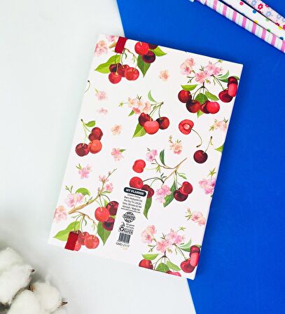 Kiraz My Planner Tasarımlı Lastikli Defter