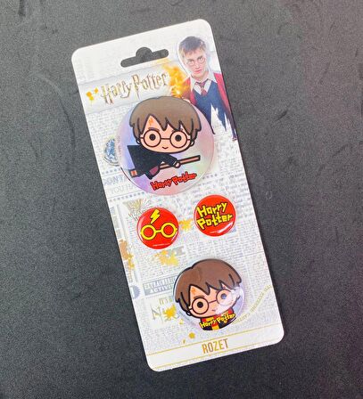Harry Potter Lisanslı Rozet & Broş Warner Bros