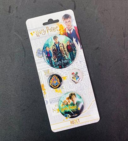 Harry Potter Lisanslı Rozet & Broş Ölüm Yadigarları