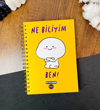 Ne Biliyim Ben Tasarımlı Konuşan Ajanda