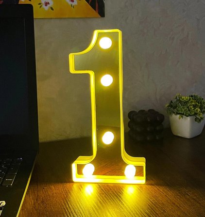 3D Işıklı Led Harf Dekoratif Aydınlatma Büyük Boy