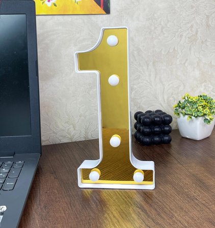 3D Işıklı Led Harf Dekoratif Aydınlatma Büyük Boy