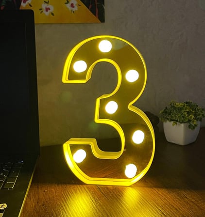 3D Işıklı Led Harf Dekoratif Aydınlatma Büyük Boy
