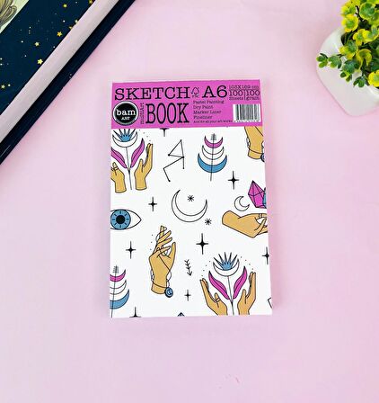 A6 Sketch Book - Eskiz Defteri - 100 Gr - 100 Yaprak