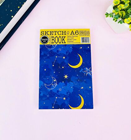 A6 Sketch Book - Eskiz Defteri - 100 Gr - 100 Yaprak